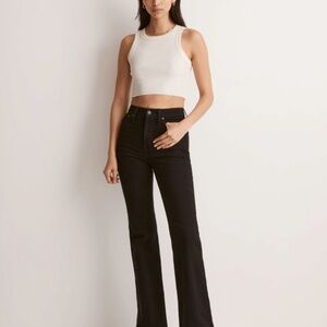 Madewell - The Perfect Vintage Black Flare Jean - NWT
